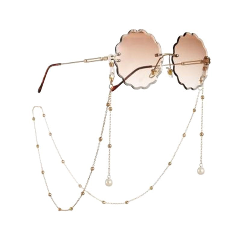 Mask Chain with Pearl Accents Acalora