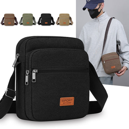 Versatile Canvas Crossbody Bag Acalora