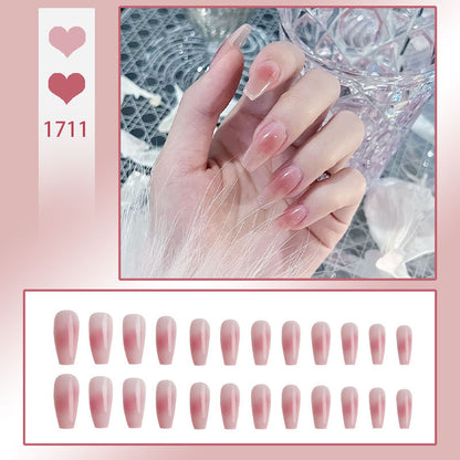 Acrylic nail set with elegant ombre effect Acalora