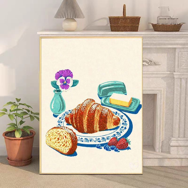 Retro-Inspired Still Life Canvas Art Print
