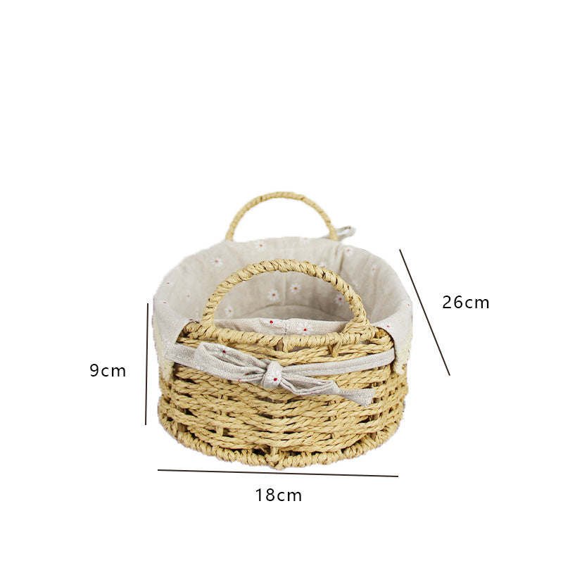 Handcrafted Woven Storage Basket Acalora