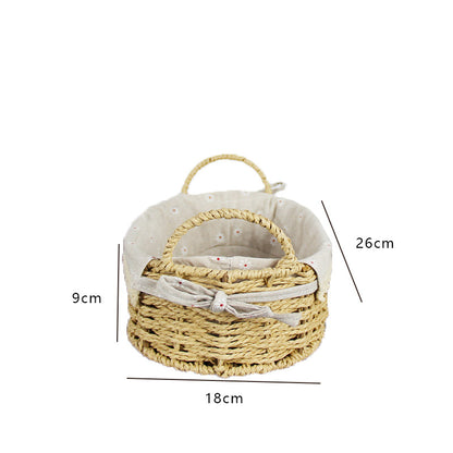 Handcrafted Woven Storage Basket Acalora