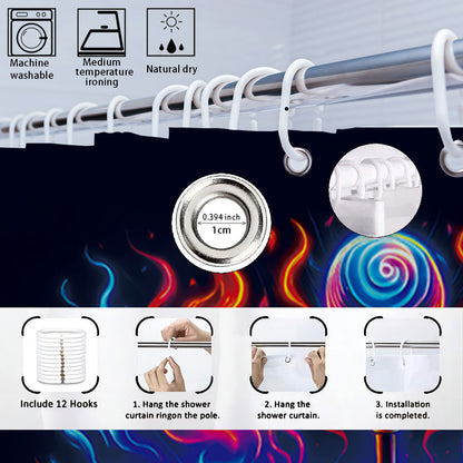 Digital Dragonfly-Themed Bathroom Set