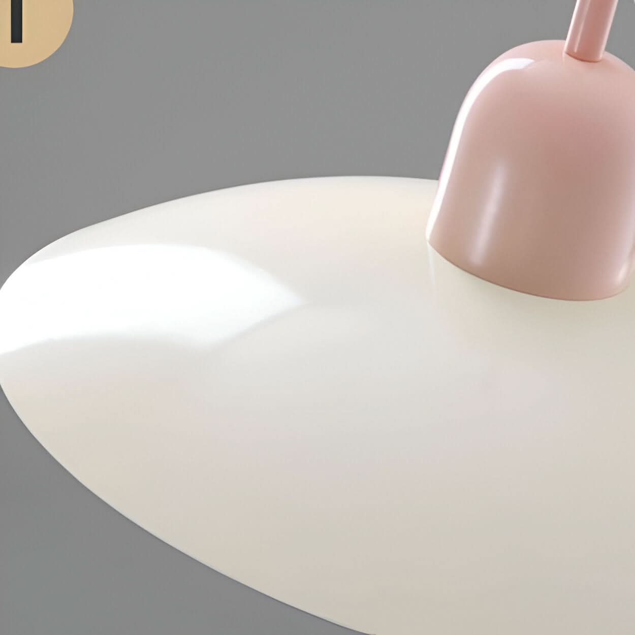 BowLift | Modern Macaron Bauhaus Pendant Light – Iron Shade