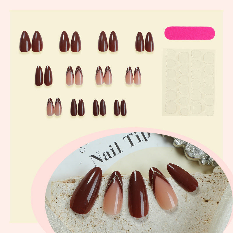 Elegant Press-On Nail Kit with Premium Glossy Finish Acalora