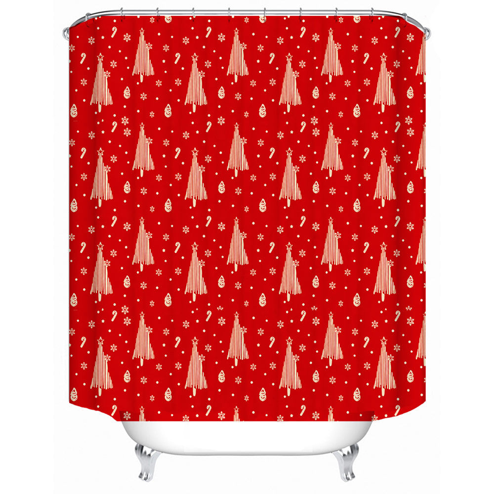 Floral Hydrangea Pattern Shower Curtain