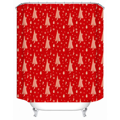 Floral Hydrangea Pattern Shower Curtain