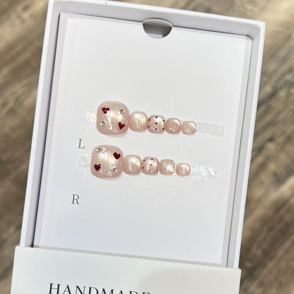 Decorative Heart Nail Art Set Acalora