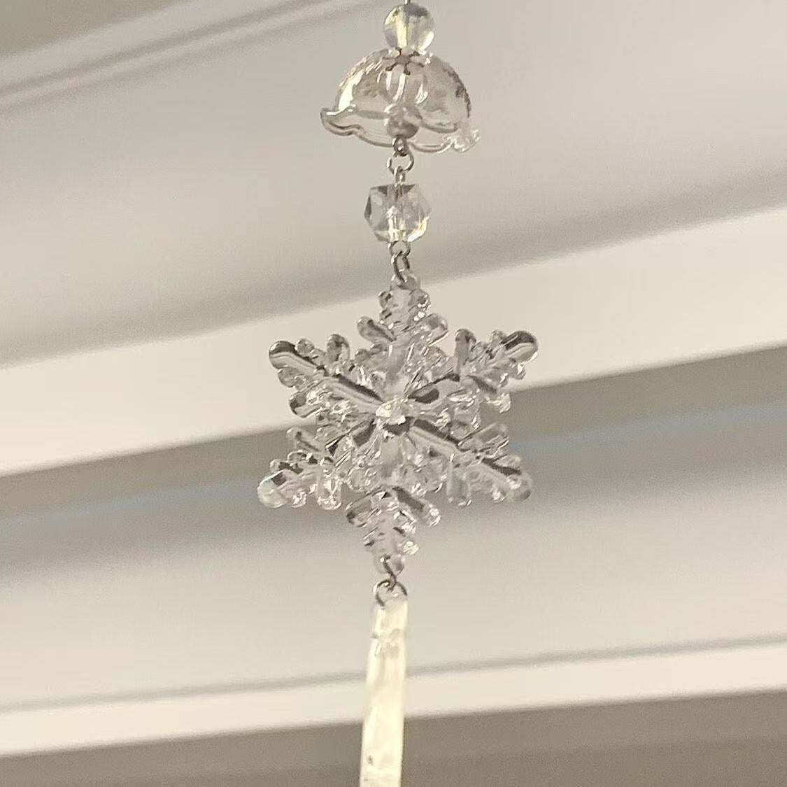Decorative Crystal Snowflake Pendant Acalora