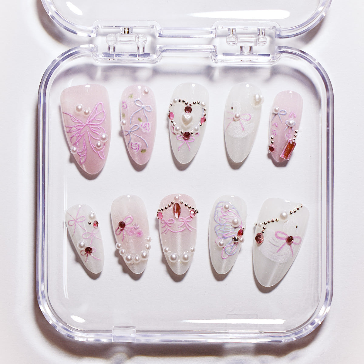 Elegant Decorative Press-On Nails Acalora