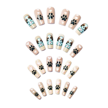 Playful Pet-Themed 3D Nail Art Acalora