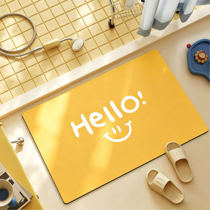 Playful Cartoon-Themed Bathroom Rug Acalora