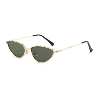 Women's Cat-Eye sunglasses with rhinestone-studded frame and protective lenses Karnz