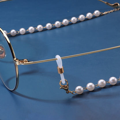 Crystal-Accented Eyewear Chain Acalora