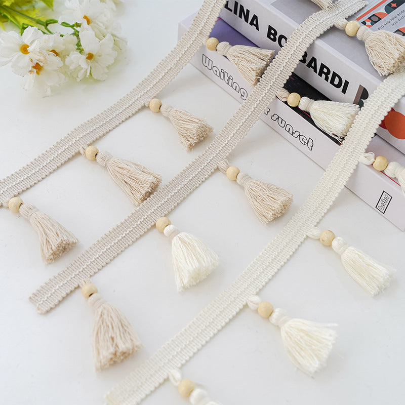 Decorative curtain with tassel trim Acalora