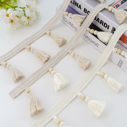 Decorative curtain with tassel trim Acalora