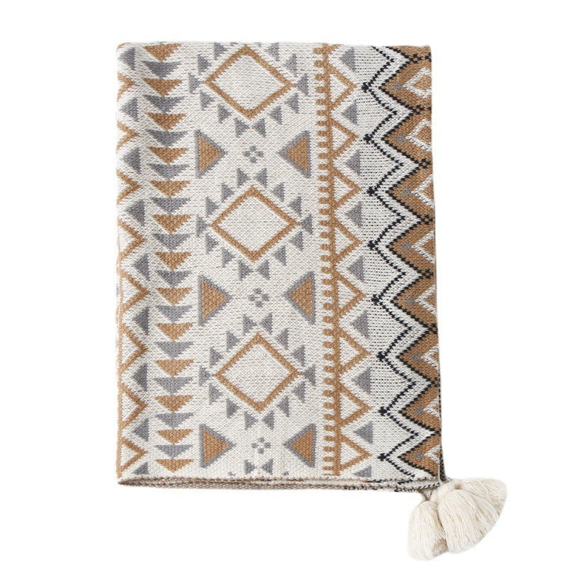 Bohemian Patterned Throw Blanket