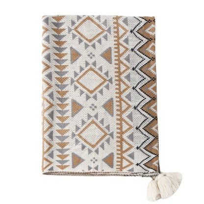 Bohemian Patterned Throw Blanket