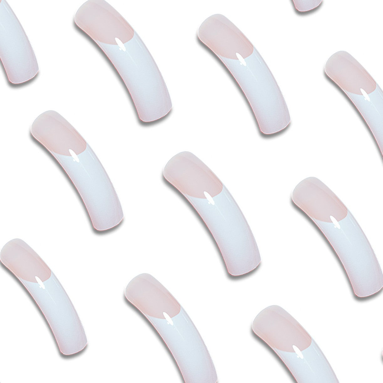 Premium French Tip Press-On Nails Acalora