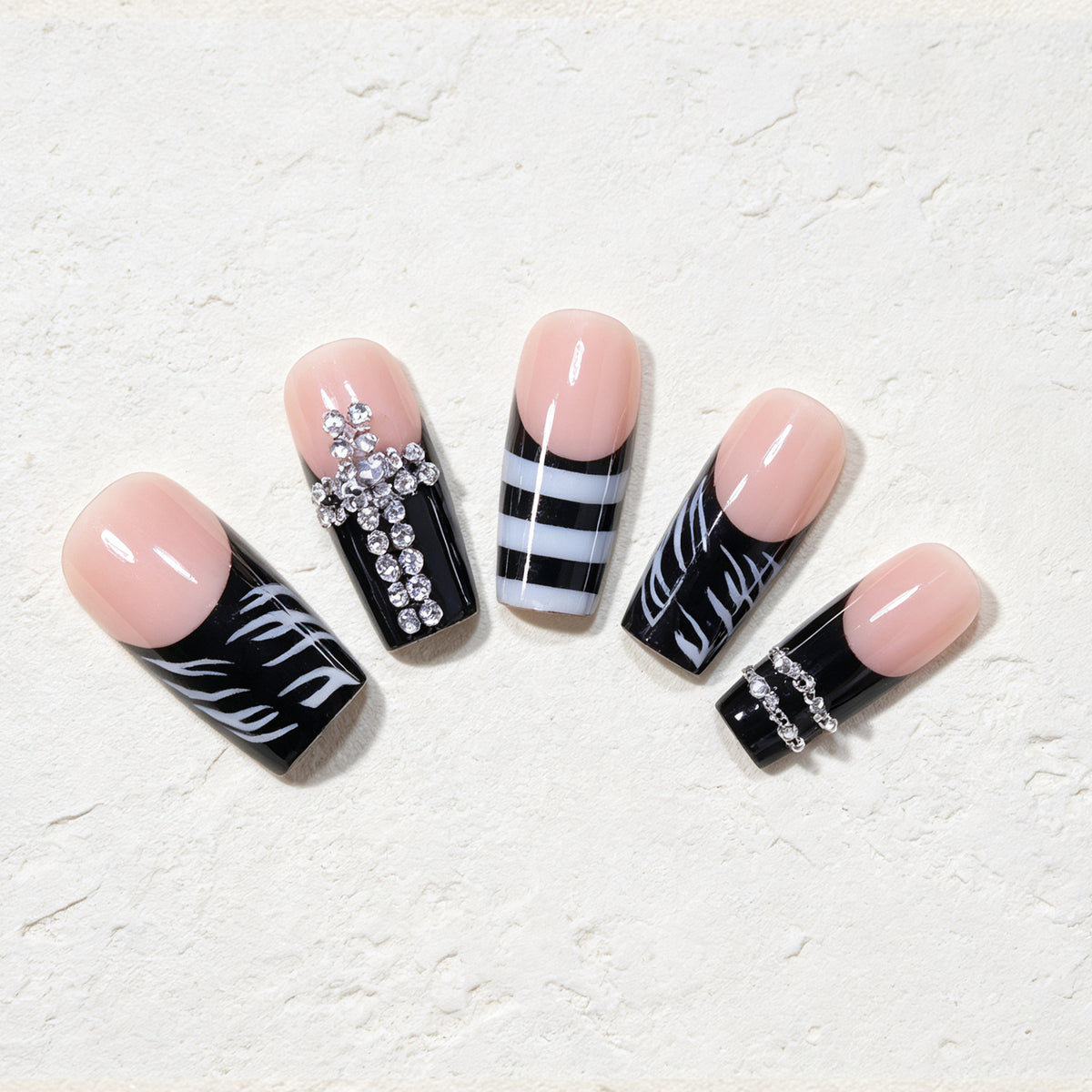 Glamorous Stiletto Nail Art Design Acalora