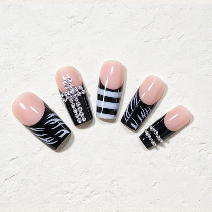 Glamorous Stiletto Nail Art Design Acalora