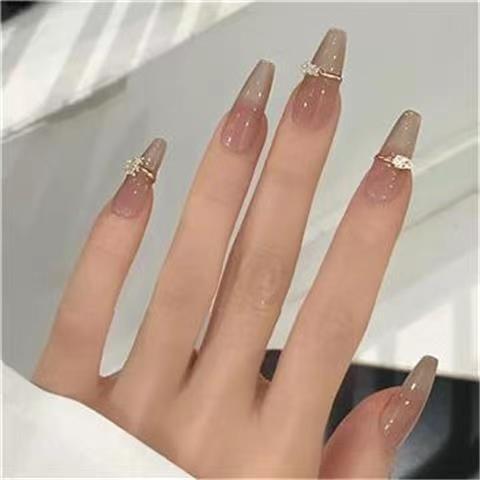 Glamorous Gemstone-Embellished Nail Art Set Acalora