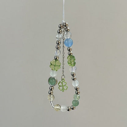 Decorative Beaded Mobile Phone Charm Acalora
