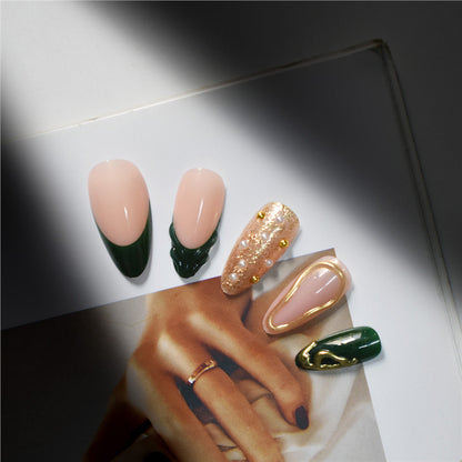 Glamorous Decorative Press-On Nail Art Acalora