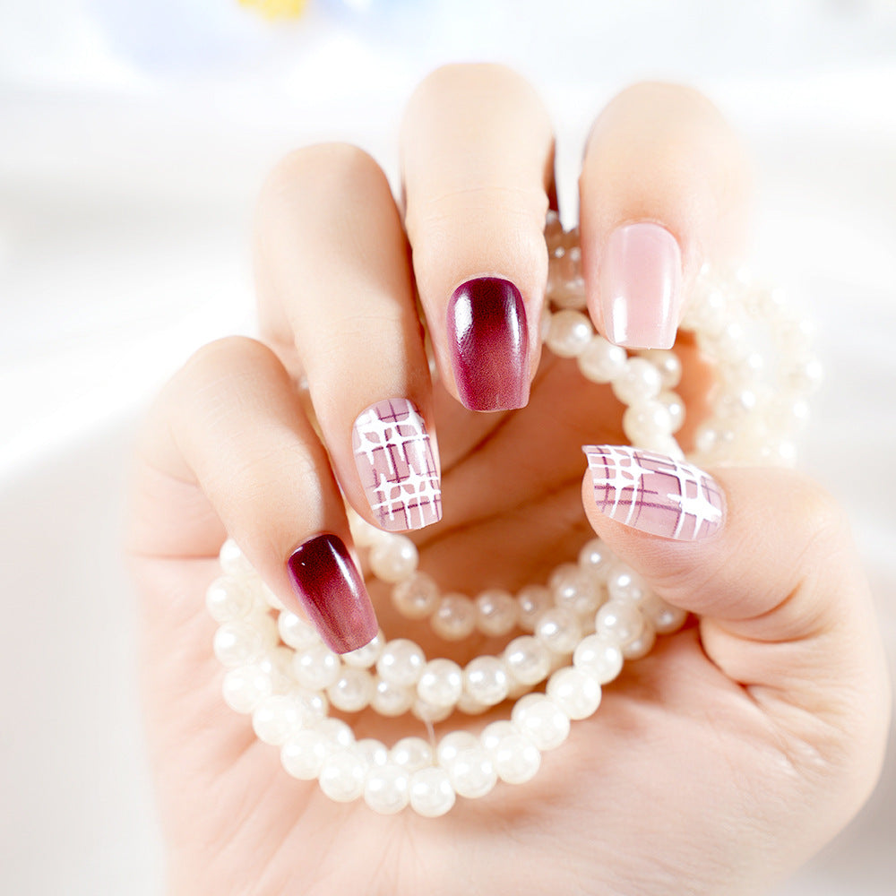 Stylish Gradient Press-On Nail Set Acalora