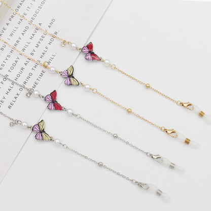 Enchanting Butterfly Eyewear Chain Holder Acalora