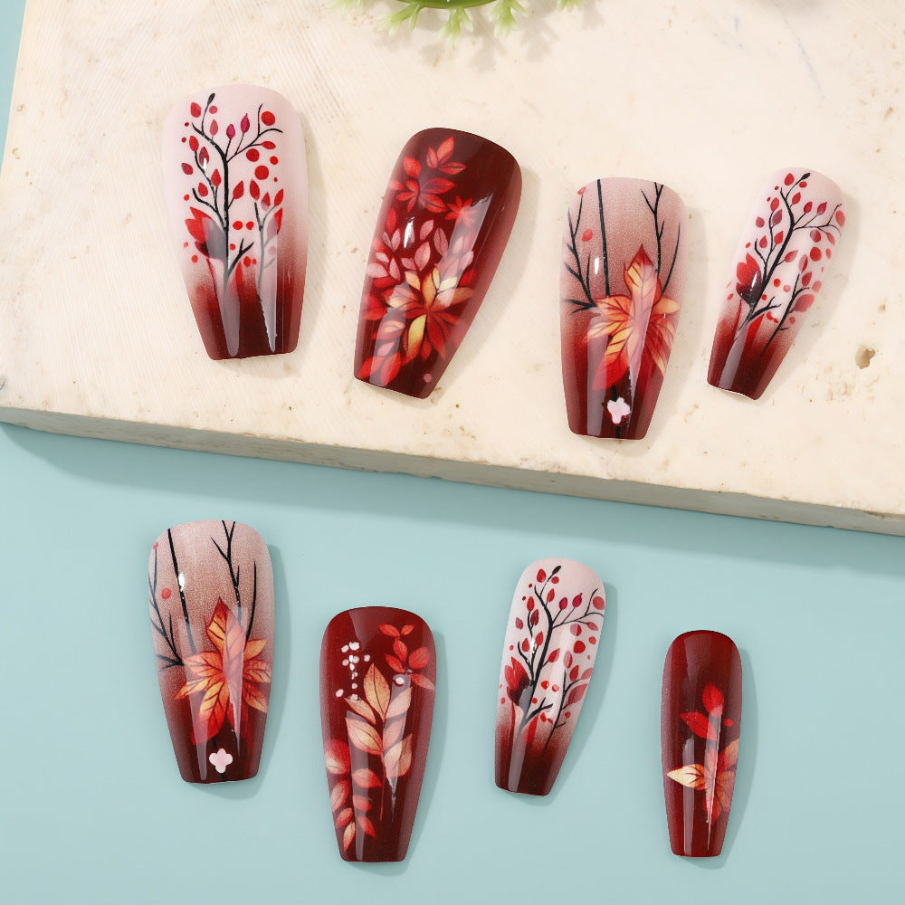 Artificial nails with floral design Acalora