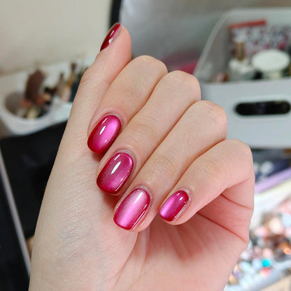Gradient Glossy Press-On Nail Set Acalora