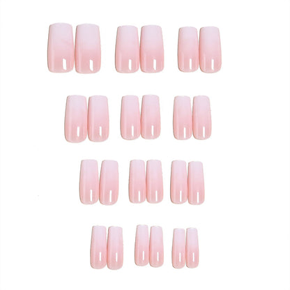 Artificial nail set in modern ombre design Acalora