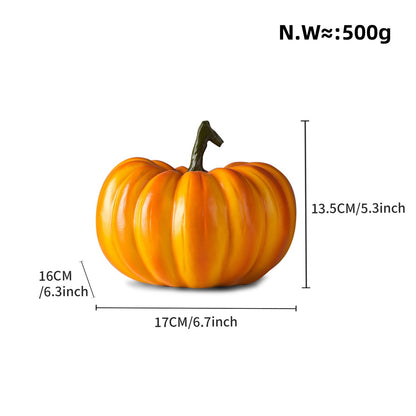 Decorative pumpkin figure as autumn probe Acalora