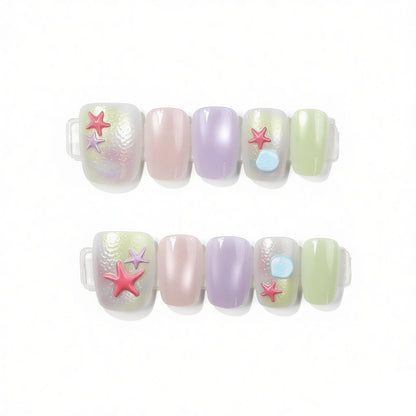 Ocean-Themed Nail Art Set Acalora