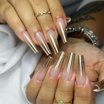 Artificial nails with elegant ombre effect Acalora