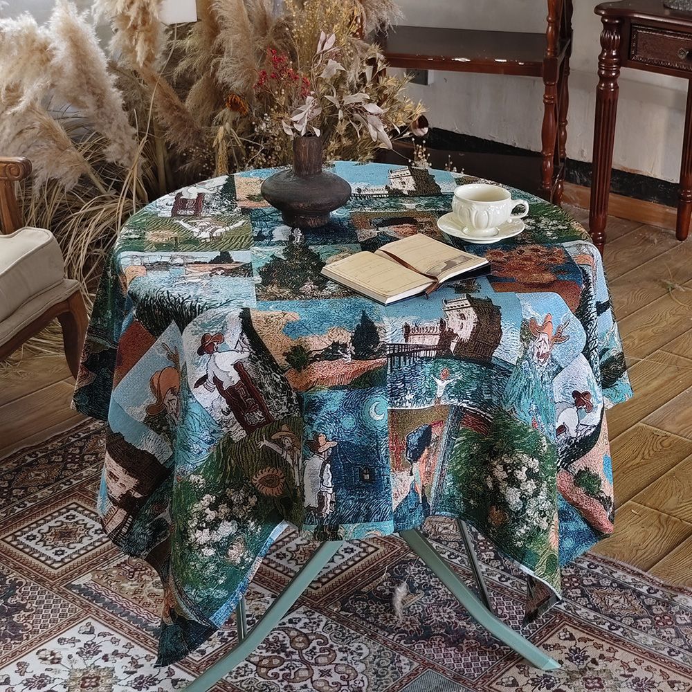 Elegant Floral Table Cover