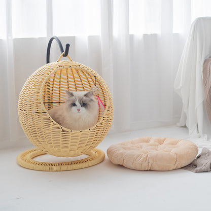 Hanging basket with comfortable padding Acalora