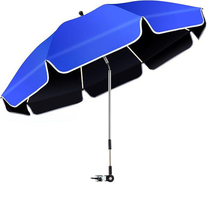 Women's stable beach sun protection umbrella with adjustable mounting system Karnz