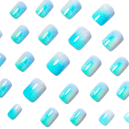 Artistic Winter Wonderland Nail Art Acalora