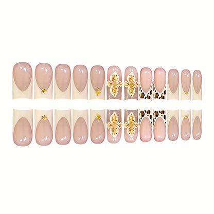 Decorative 3D Floral Press-On Nail Art Acalora