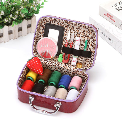 BowLift | CraftVault Portable Sewing Kit in Faux Leather Case