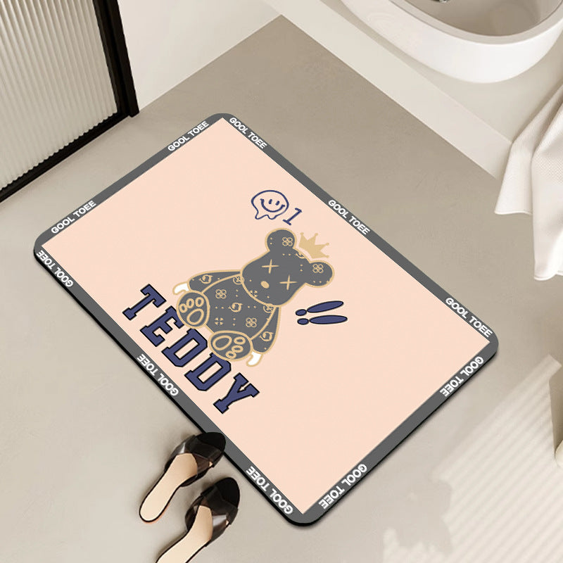 Artistic Cartoon Entrance Mat Acalora