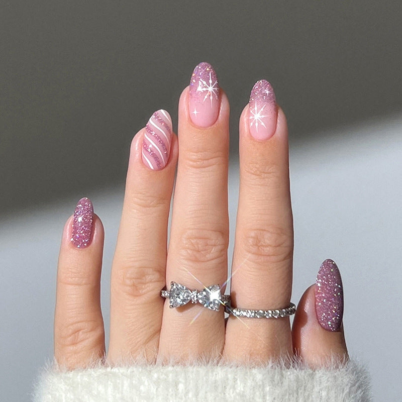 Glamorous Glittery Press-On Nail Collection Acalora