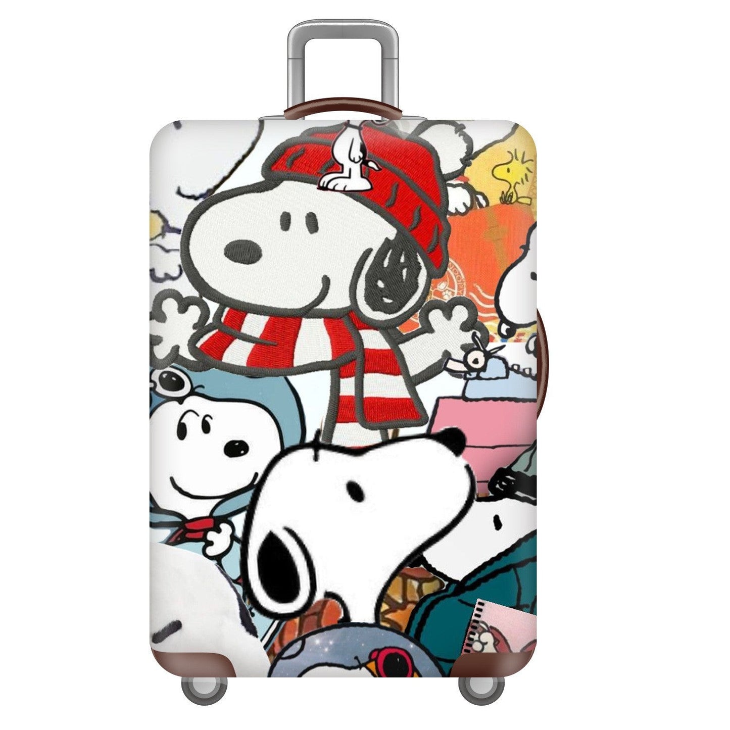 Unisex hard-shell travel suitcase with playful Snoopy motif Brehn