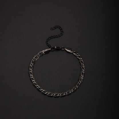 Stylish Interwoven Chain Bracelet Acalora