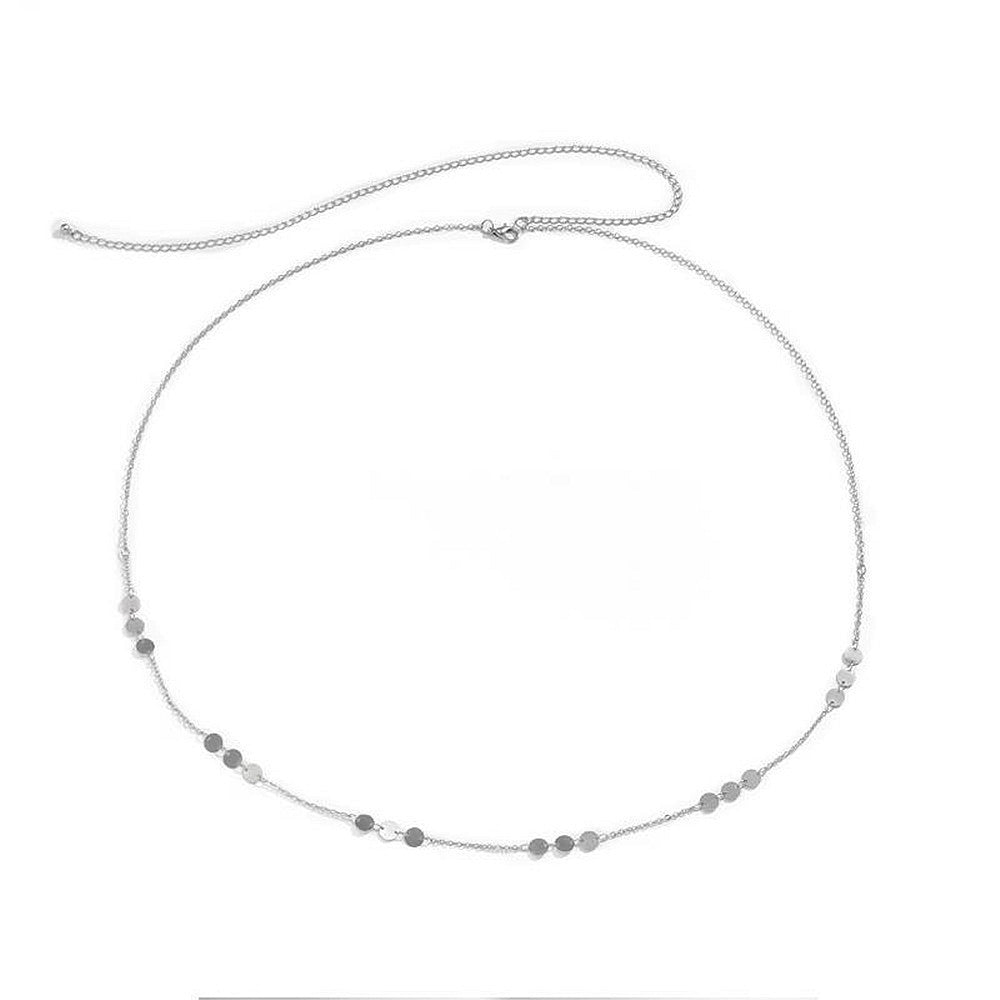 Delicate Beaded Chain Necklace Acalora