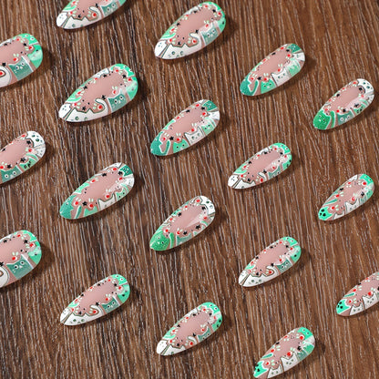 Artificial nail tips in creative design Acalora