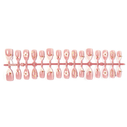 Floral Decorative Press-On Nails Set Acalora