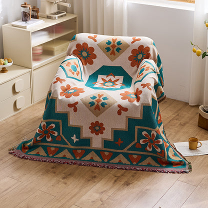 Artistic Jacquard Throw Blanket